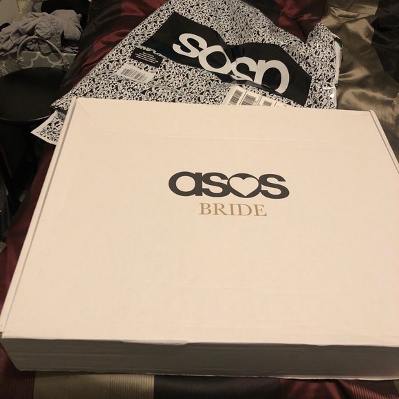 ASOS sequin cami wedding dress - Picture 6 of 6